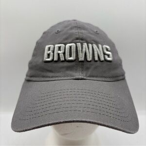 Cleveland Browns New Era 9Twenty Women Gray Core Classic 2.0 Adjustable Hat OSFM